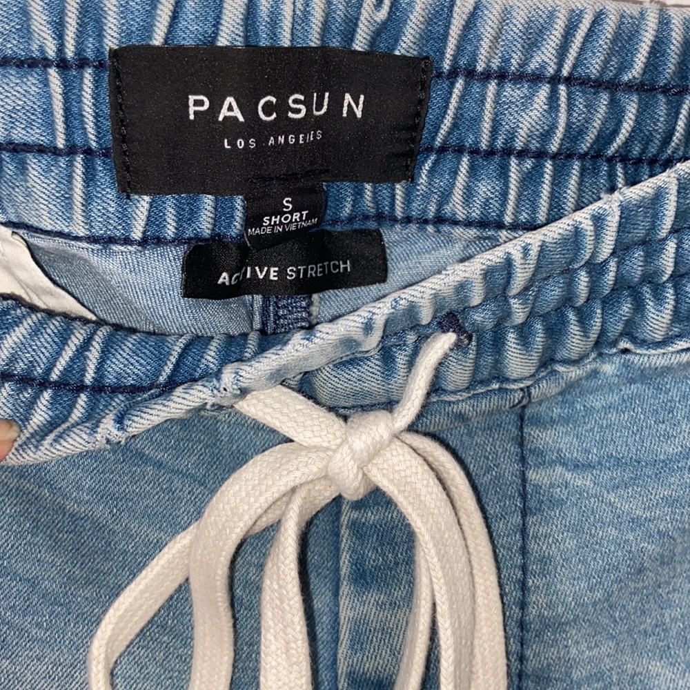 Pacsun Men’s Stretch Light Wash Skinny Jeans size S short - Picture 2 of 13